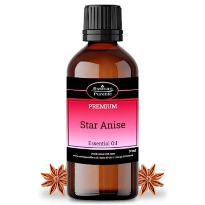 Image of Star Anise Essential Oil, 100% Pure Oil Therapeutic Grade, Diffuser, Humidifier, Aromatherapy for Relaxing, Massage Oils Skin Care, Sweet, Spicy Scent 50ml