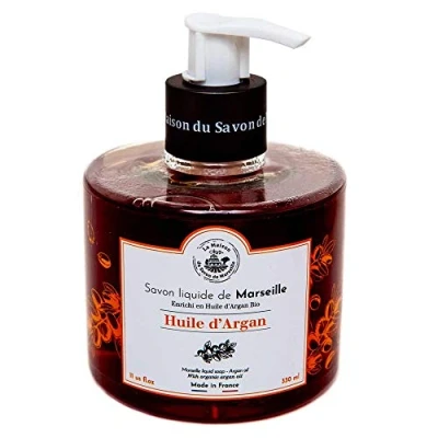 Image of Maison Du Savon De Marseille French Liquid Soap Made with Organic Argan Oil 330 Millilitres Fragrance