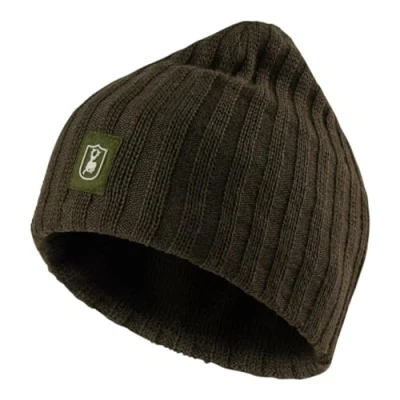 Image of Deerhunter Recon Knitted Beanie Beluga One Size Green