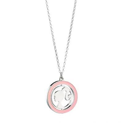 Image of Barbie Spinning Silhouette Necklace