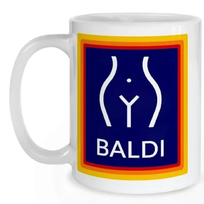 Image of Baldi Rude Ceramic Novelty Funny Coffee Mug, Cup for Men &amp; Women, Girls Boys Gift Birthday, Leaving, Teacher, Christmas, Work Colleagues