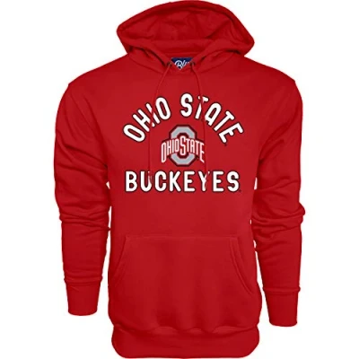 Image of Blue 84 NCAA Ohio State Buckeyes Mens Hoodie Line Up Team Color, Red, X Large (MHS_GILFORD_TEAM)