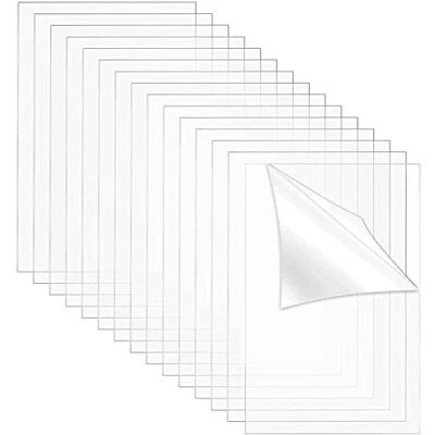 Image of Clear Acrylic Sheets Sign Panel Perspex Sheet Glass Replacement Plastic 3mm 900mm x 500mm