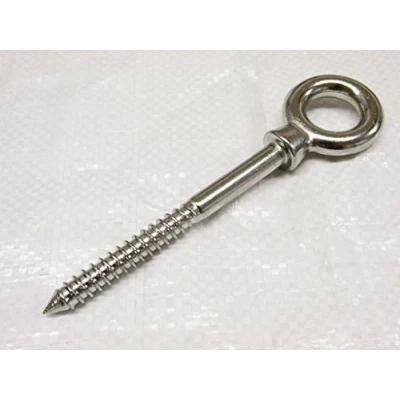 Image of Wood Screw Eye Bolt Stainless Steel 6MM (60MM Shank Eyebolt Marine Rope Cable 316)