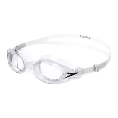 Image of Speedo Unisex Hydrosity 2.0 Swimming Goggles Anti Fog Leak, Clear/White, One Size