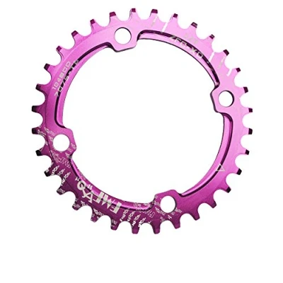 Image of UPANBIKE Bike Narrow Wide Chainring 104 BCD Round Shape Single Chain Ring 32T 34T 36T 38T