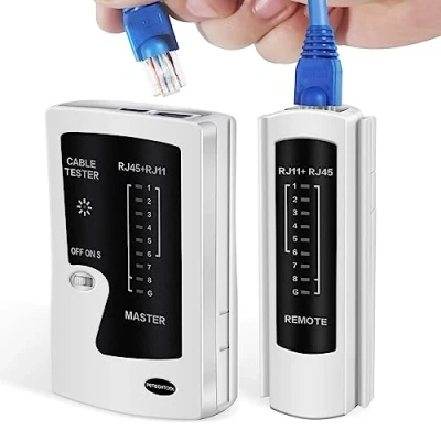 Image of Network Cable Tester for LAN RJ45 RJ11 Ethernet