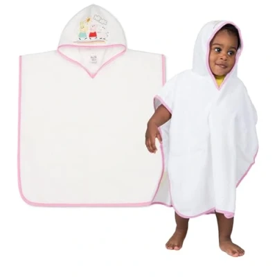 Image of Peppa Pig Baby Towel with Hood, Poncho 100% Cotton Beach Kids Bath Swimming Wrap Changing Robe, Premium Quality, Super Soft Absorbent (Poncho Towel)