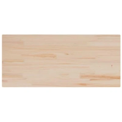 Image of vidaXL Table Top Replacement Board Dining Tabletop Solid Pine Wood 90 x 40 cm Rustic Design Rectangular Wooden Furniture