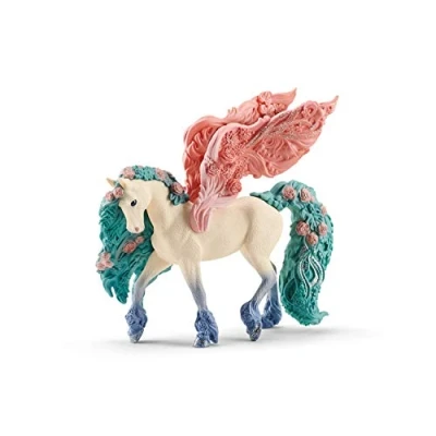 Image of SCHLEICH 70590 Flower pegasus bayala Toy Figurine for children aged 5 12 Years , 2.4 x 15.5 18 cm, Black