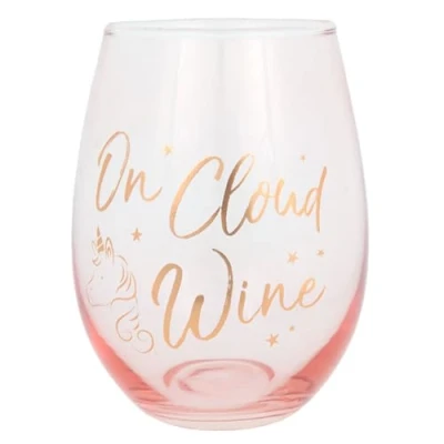 Image of Maia Gifts UB_09827 Drinking Glass On Cloud Wine 1pc, Pink