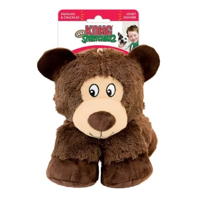 Image of KONG Stretchezz Legz Bear Dog Toy, Large Multicolour