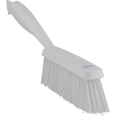 Image of Vikan 45895 Medium Hand Brush, White, 330mm Length, 35mm Width, 110mm Height