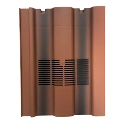 Image of Roof Tile Vent for Redland Renown with Flexi Pipe Adaptor (Farmhouse Red)