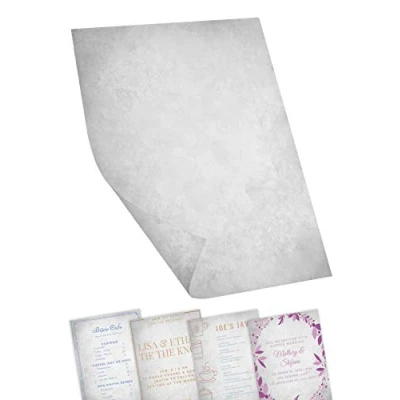 Image of Titus Certificate Paper A4 for Printer, Calligraphy Paper, Vintage Similar to Parchment A4, Old 100 Sheets, GSM Double Sided, Astra Print