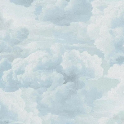 Image of Livingwalls MICHALSKY 399853 Non Woven Wallpaper Clouds High Quality Design Sky Nature in White/Blue Luxury