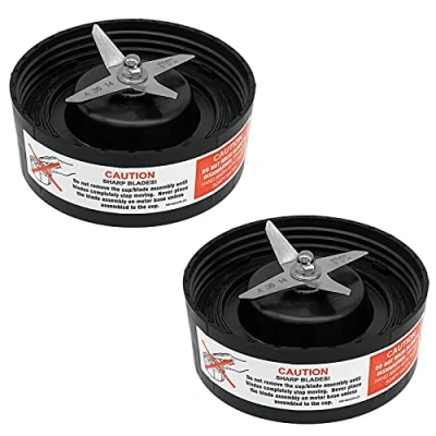 Image of 2 Pack Replacement Blade for NUTRiBULLET Rx Blender and Food Processor 1.3 L 1700 W, BPA Free, Stainless Steel