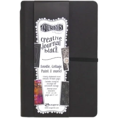 Image of Dyan Reaveley&#039;s Dylusions Black Journal Small