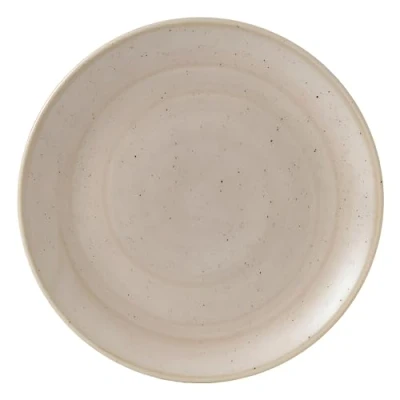 Image of 12x Churchill Stonecast Nutmeg Cream Evolve Coupe Plate 11.25&quot;