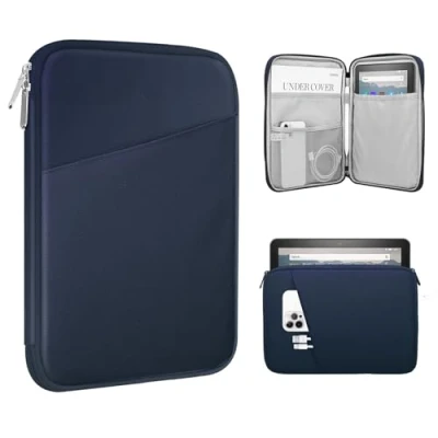 Image of TiMOVO 8 9 Inch Tablet Sleeve Case for All New iPad Mini 7 (A17 Pro, 2024), 6 (8.3 Inch, 2021), 5/4/3/2/1, Portable Protective Pouch Bag Mini, Indigo