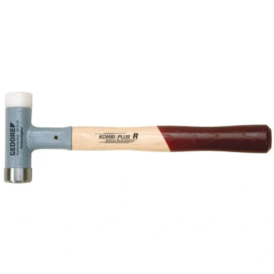 Image of GEDORE KOMBI PLUS R hammer, Wooden handle, Soft face / engineer’s Dia. 30 mm, Recoilless, Hickory 247 H