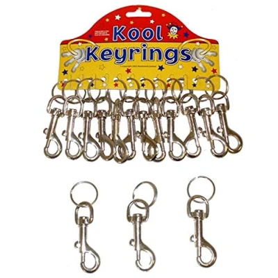 Image of Strong Metal Hipster Belt Clip Keyring Key Fob