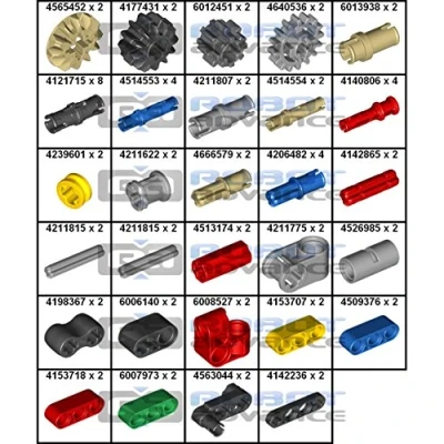 Image of LEGO® Education 2000700 MINDSTORMS® EV3 spare teilset 1
