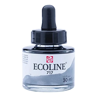 Image of Ecoline Liquid Watercolor 30ml Pipette Jar Cold Grey (11257061)