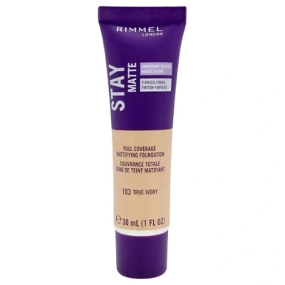 Image of Rimmel London Stay Matte Foundation, True Ivory, 30 ml
