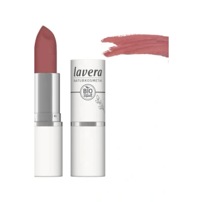 Image of lavera Velvet Matt Lipstick Berry Nude 01 natural cosmetics Comfortable wear, no drying out the lips Gluten free Longlasting Organic blossom butter &amp; sunflower oil 4,5g