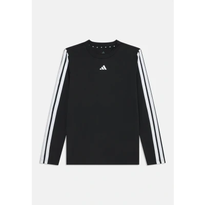 Image of adidas Performance Junior Unisex Long sleeved top for kids, Size: 7 8y, Black/white