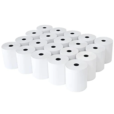 Image of L LIKED 80x70 mm Thermal Paper Till Rolls Receipt Roll for Credit Card Machine, POS, EPOS（20 Rolls）