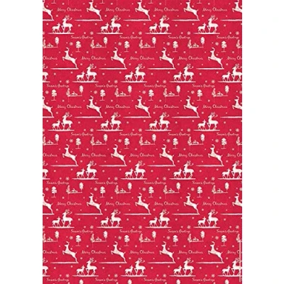 Image of Christmas Wrap &amp; Tags Reindeers