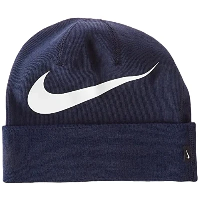 Image of NIKE Unisex U Nk Beanie Gfa Team Hat, obsidian/(white), One Size UK