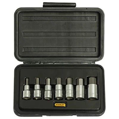 Image of STANLEY 1 89 099 Socket Wrench, Silver, Set of 7 Piece
