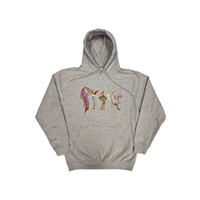 Image of Prince Hoodie 1999 Logo Official Unisex Grey Pullover XXL