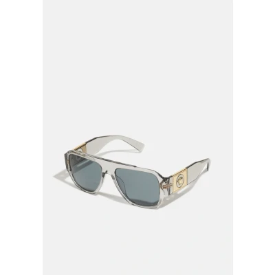 Image of Versace Unisex Sunglasses transparent, grau, Size: 57, grau