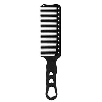 Image of Barber Comb Wide Tooth Cutting Professional Clipper Combs Flat Top Hairdressing Styling Tool(Black)