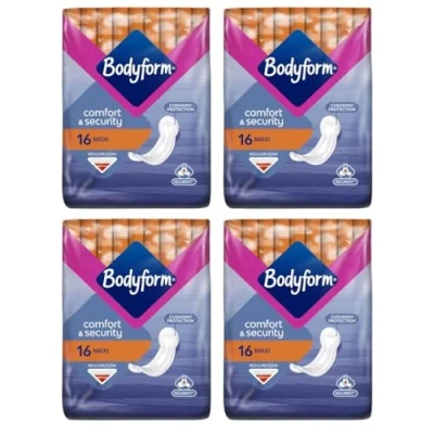 Image of Maxi Heavy Flow Long Sanitary (14 Towels) x Pack of 4 = Total 56 Towels