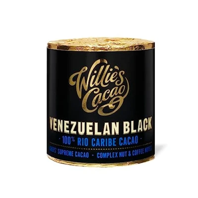 Image of Willie&#039;s Cacao 100% Venezuelan Black Rio Caribe 180g Nutty coffee notes For cooking, baking, drinks Vegan &amp; No Added Sugar