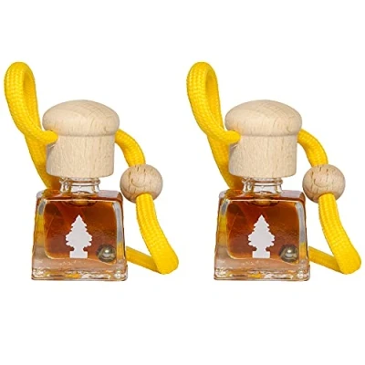 Image of Little Trees Air Freshener Bottle LTBZ9 Vanilla Fragrance For Car Home Boat Caravan Double Pack