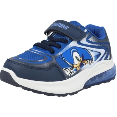 Image of Sonic the Hedgehog Emboss Lights Blue Synthetic 1 UK