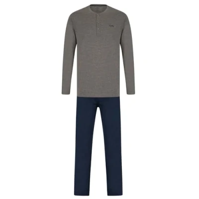 Image of Tokyo Laundry Men&#039;s Pyjama Set with Bottoms &amp; Long Sleeved Top