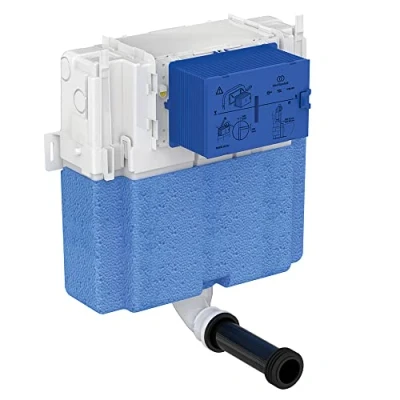 Image of Ideal Standard ProSys Pneumatic Toilet Cistern, 150mm Depth, Front or top Flush Operation, Furniture Height (820mm), R042967