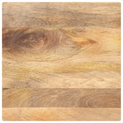 Image of vidaXL Dining Table Top Replacement Board Mango Wood Square 40x40 cm Rustic Design for Home, Living Room, Lounge, Patio