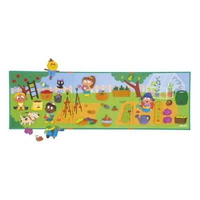 Image of Janod Magnéti&#039;Stories The vegetable garden Educational Magnetic Game 30 Magnets FSC Cardboard Children&#039;s Toy Develops Imagination and Fine Motor Skills From 3 Years J05449