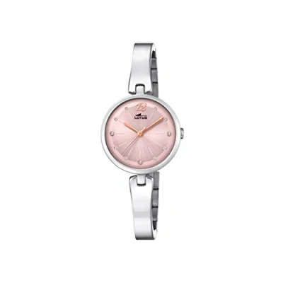 Image of Lotus Watches Womens Analogue Classic Quartz Watch with Stainless Steel Strap 18445/2