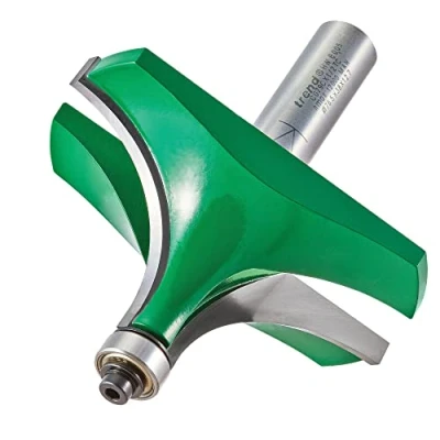 Image of Trend CraftPro Bearing Guided Ovolo Router Cutter, 1/2 Inch Shank with 31.8mm Radius, Carbide Tipped, C079CX1/2TC