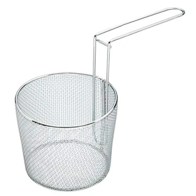 Image of KitchenCraft KCBLANCHING Blanching Basket, Stainless Steel, 16 cm, Silver