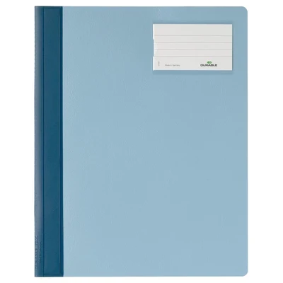 Image of Durable 250007 Slip Folder, A4 Extra Wide (Pack of 25) Blue
